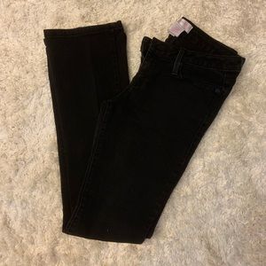 Black bootcut jeans